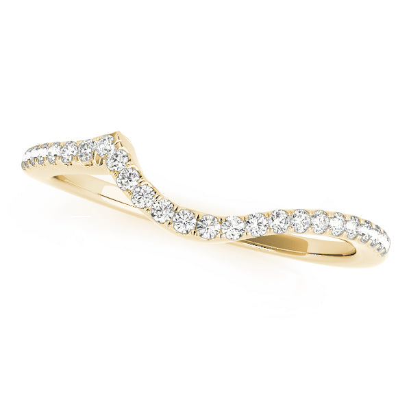 Diamond Half Eternity Ring in 10K/14K gold and platinum with certified lab-grown or natural diamonds