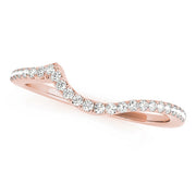 Diamond Half Eternity Ring in Gold & Platinum