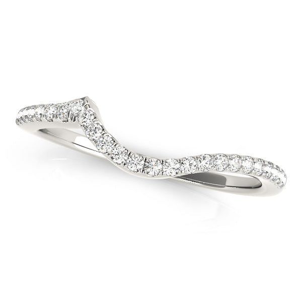 Diamond Half Eternity Ring in Gold & Platinum