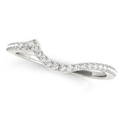 Diamond Half Eternity Ring in Gold & Platinum