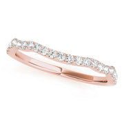 Diamond Half Eternity Ring in Gold & Platinum