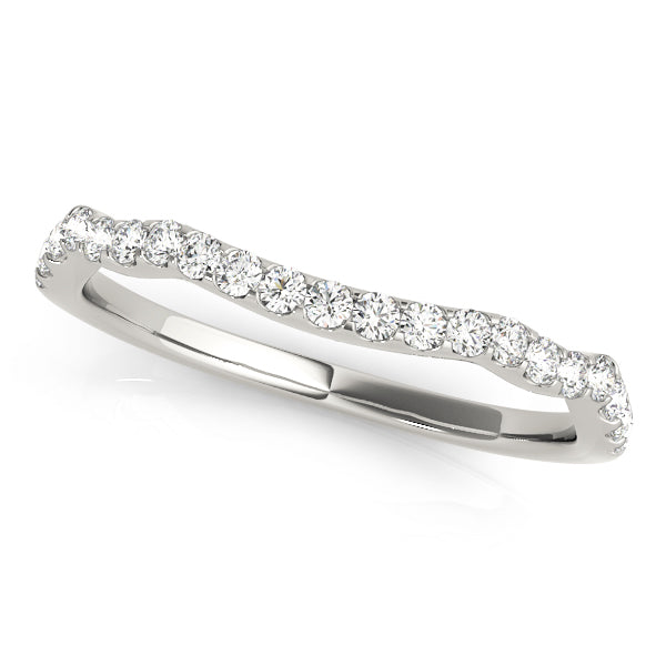 Diamond Half Eternity Ring in Gold & Platinum