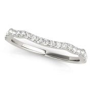 Diamond Half Eternity Ring in Gold & Platinum