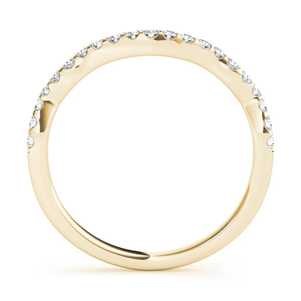 Diamond Half Eternity Ring in Gold & Platinum