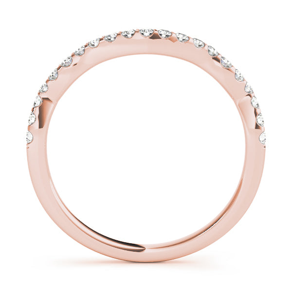 Diamond Half Eternity Ring in Gold & Platinum