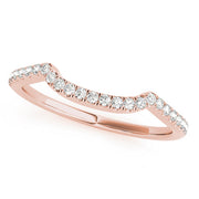 Diamond Half Eternity Ring in Gold & Platinum