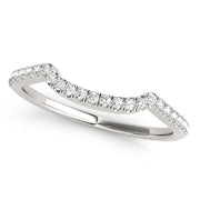Diamond Half Eternity Ring in Gold & Platinum