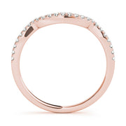 Diamond Half Eternity Ring in Gold & Platinum