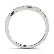 Diamond Half Eternity Ring in Gold & Platinum