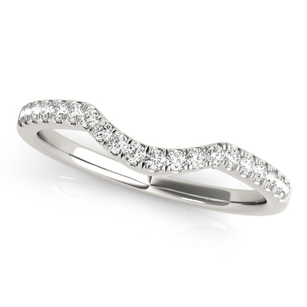 Diamond Half Eternity Ring in Gold & Platinum
