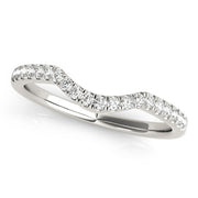 Diamond Half Eternity Ring in Gold & Platinum