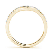 Diamond Half Eternity Ring in Gold & Platinum