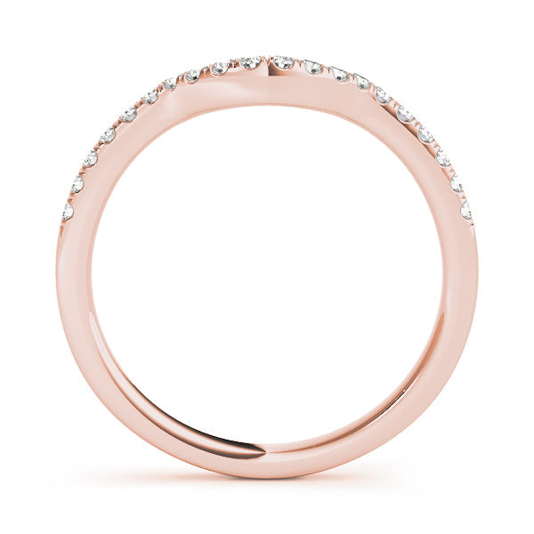 Diamond Half Eternity Ring in Gold & Platinum
