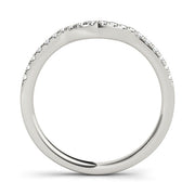 Diamond Half Eternity Ring in Gold & Platinum