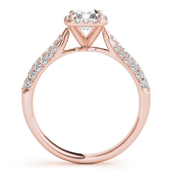 Eternal Multi-Row Emerald Diamond Engagement Ring in 10K/14K gold and platinum with certified lab-grown or natural diamonds