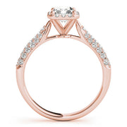 Eternal Multi-Row Emerald Diamond Engagement Ring in 10K/14K gold and platinum with certified lab-grown or natural diamonds