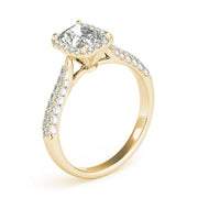 Eternal Multi-Row Emerald Diamond Engagement Ring in 10K/14K gold and platinum with certified lab-grown or natural diamonds