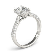 Eternal Multi-Row Emerald Diamond Engagement Ring in 10K/14K gold and platinum with certified lab-grown or natural diamonds