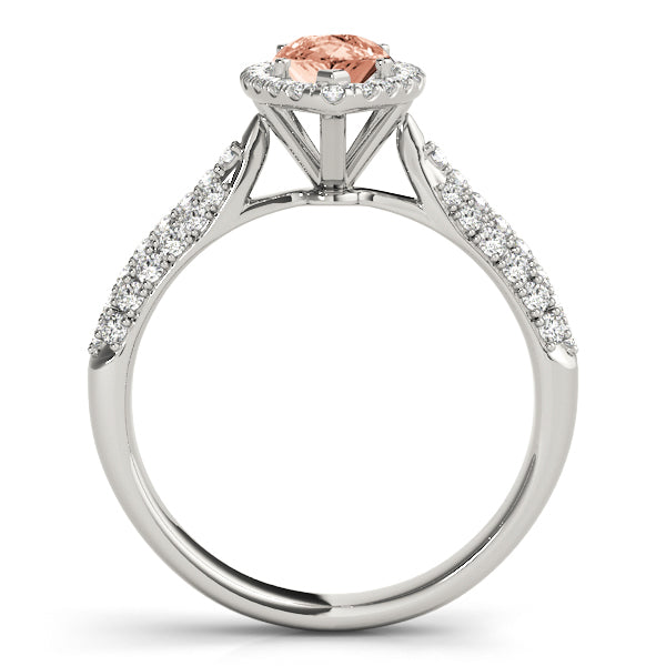 Majestic Multi-Row Marquise Diamond Engagement Ring in 10K/14K gold and platinum with certified lab-grown or natural diamonds