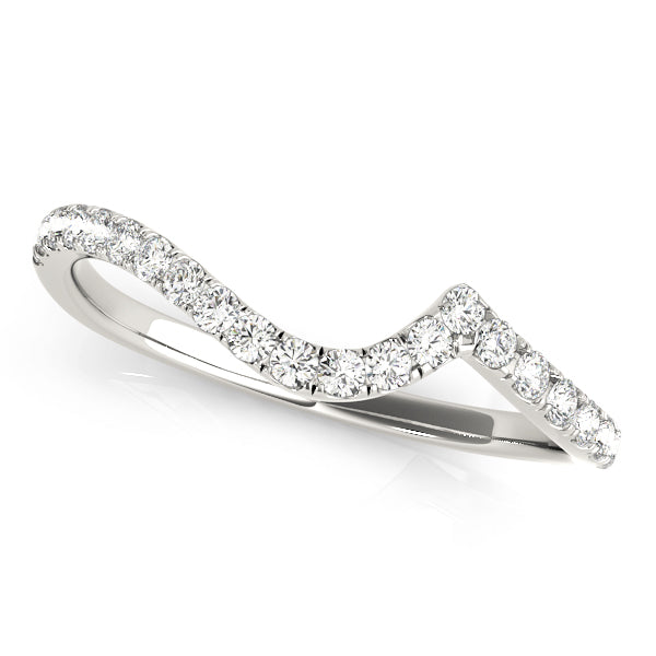 Diamond Half Eternity Ring in Gold & Platinum