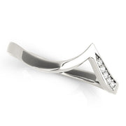 Diamond Half Eternity Ring in Gold & Platinum