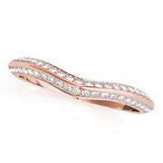 Diamond Half Eternity Ring in Gold & Platinum