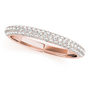 PavÃ£Â© Set Half Eternity Ring in Gold & Platinum