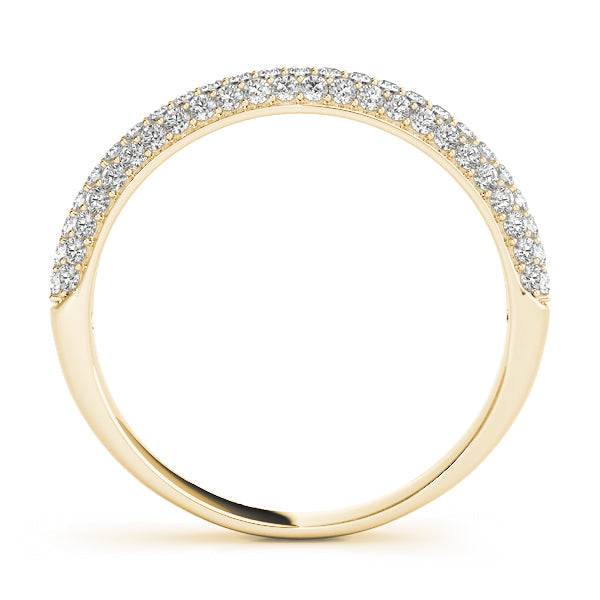 PavÃ£Â© Set Half Eternity Ring in Gold & Platinum