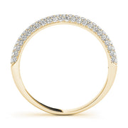 PavÃ£Â© Set Half Eternity Ring in Gold & Platinum