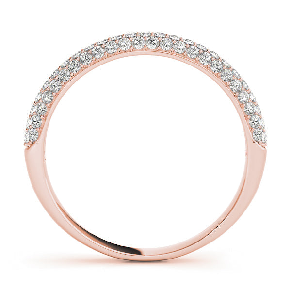PavÃ£Â© Set Half Eternity Ring in Gold & Platinum