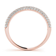 PavÃ£Â© Set Half Eternity Ring in Gold & Platinum