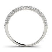 PavÃ£Â© Set Half Eternity Ring in Gold & Platinum