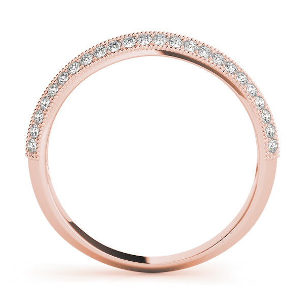 Diamond Half Eternity Ring in Gold & Platinum