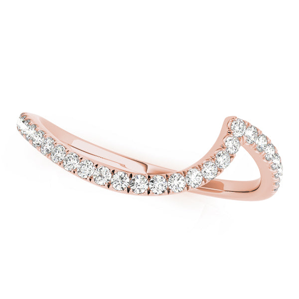 Diamond Half Eternity Ring in Gold & Platinum