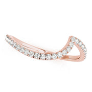 Diamond Half Eternity Ring in Gold & Platinum