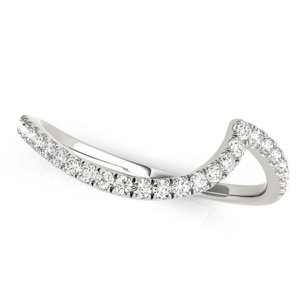 Diamond Half Eternity Ring in Gold & Platinum