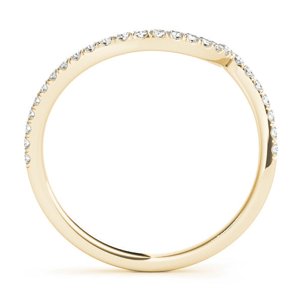 Diamond Half Eternity Ring in Gold & Platinum