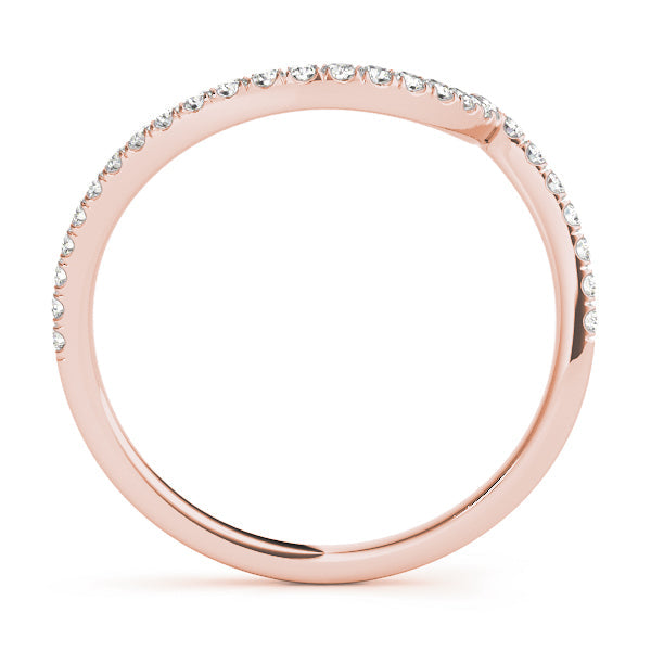 Diamond Half Eternity Ring in Gold & Platinum