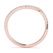 Diamond Half Eternity Ring in Gold & Platinum