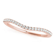 Diamond Half Eternity Ring in Gold & Platinum