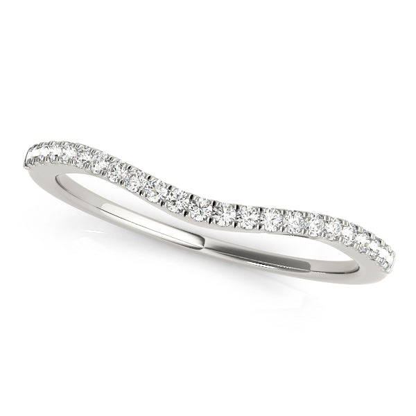 Diamond Half Eternity Ring in Gold & Platinum