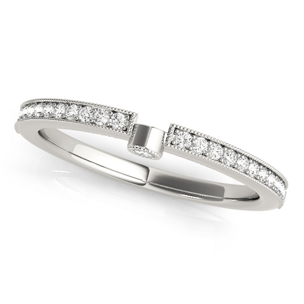 Diamond Half Eternity Ring in Gold & Platinum