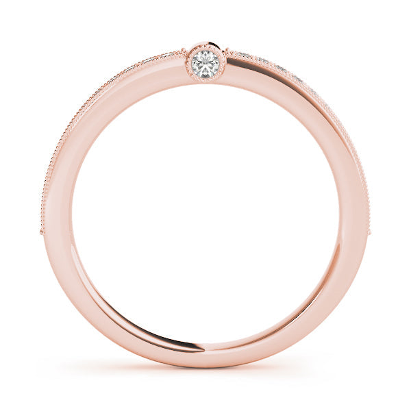 Diamond Half Eternity Ring in Gold & Platinum