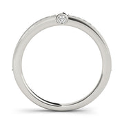 Diamond Half Eternity Ring in Gold & Platinum