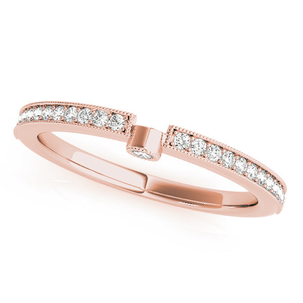 Diamond Half Eternity Ring in Gold & Platinum