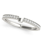 Diamond Half Eternity Ring in Gold & Platinum