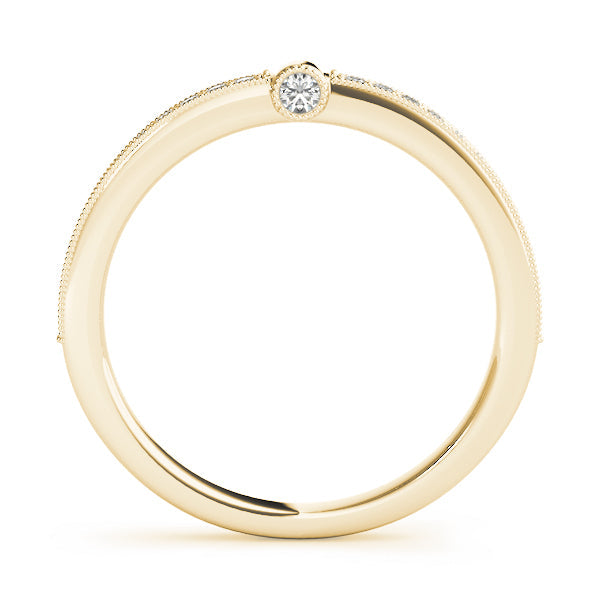 Diamond Half Eternity Ring in Gold & Platinum