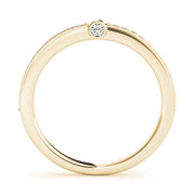 Diamond Half Eternity Ring in Gold & Platinum