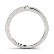 Diamond Half Eternity Ring in Gold & Platinum