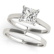 Cherished Cut Solitaire Engagement Ring Princess Diamond Engagement Ring in 10K/14K gold and platinum with certified lab-grown or natural diamonds